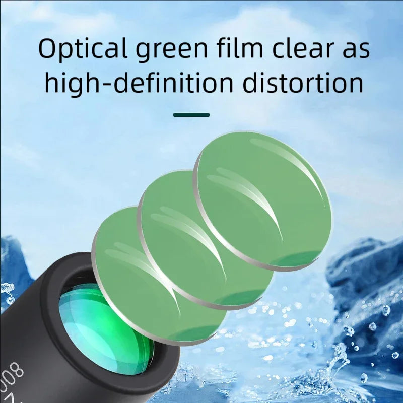 2000x25 HD Monocular Telescope Mini Portable Mobile Phone Telescope with Holder Outdoor Camping Hunting Birdwatching Telescopes