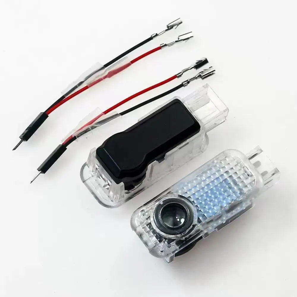 2pcs Car Door logo Welcome Light For QUTTRO Audi Sline A1 A3 A4 A5 A6 A7 Q3 Q5 Q7 TT B5 B6 B7 8P 8V 8P 8L S3 S4 Accessories