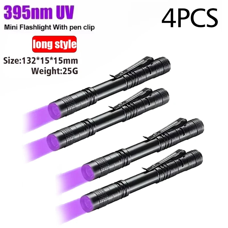 UV Flashlight 395nm Portable Torch