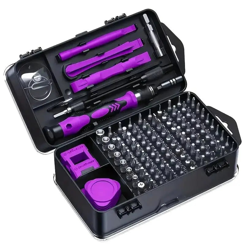 115-In-1 screwdriver set, strong magnetic and high hardness plum blossom disassembly machine, precision batch maintenance tool