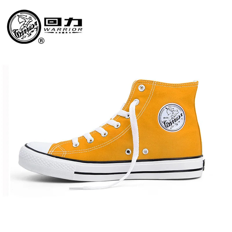 High Top Men Women Yellow Canvas Boots Tennis Breathable Sport Vulcanized Sneakers Male Skateboard Trend Casual Shoes