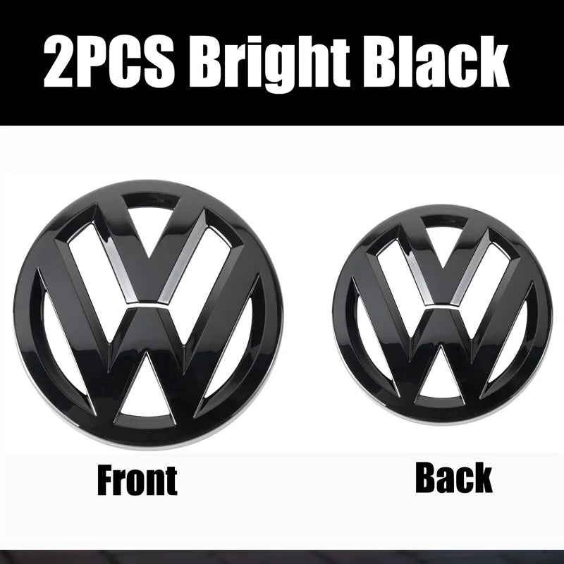 Volkswagen Car Logo Front Grille Rear Trunk Decoration Sticker For VW GTI Golf MK6 MK7 Polo Passat CC Tiguan T-ROC Jetta Arteon