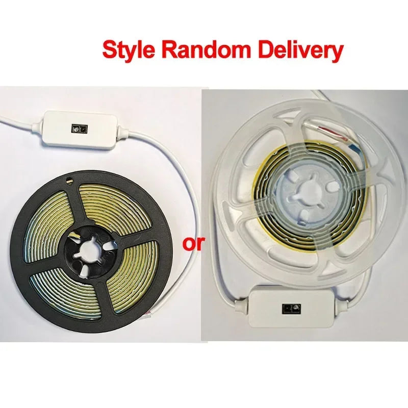5V COB LED Strip Light USB Smart Hand Sweep Motion Sensor Dimmable Flexible Strip Lights For Bedroom TV Mirror Backlight Wall