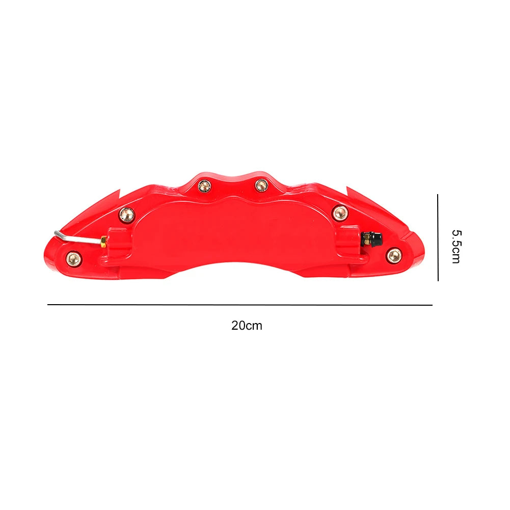 2pcs Car Tire Wheel Hub Disc Brake Caliper Cover Car Disc Brake Caliper Covers Modification for 14-18inch Front Rear Wheel Hub