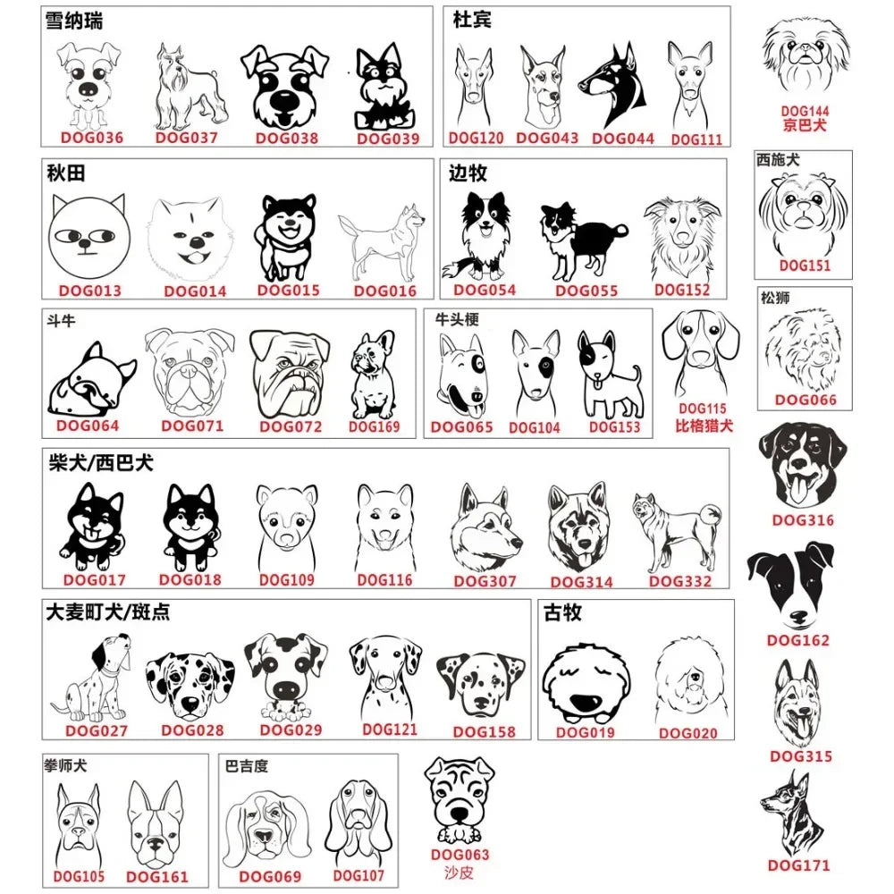 Dog ID Tag Free Engraving Name Tel Cat Collar Harness Pendant Clothes Accessories For Pet Custom Puppy Kitten Leash Pet Supplies
