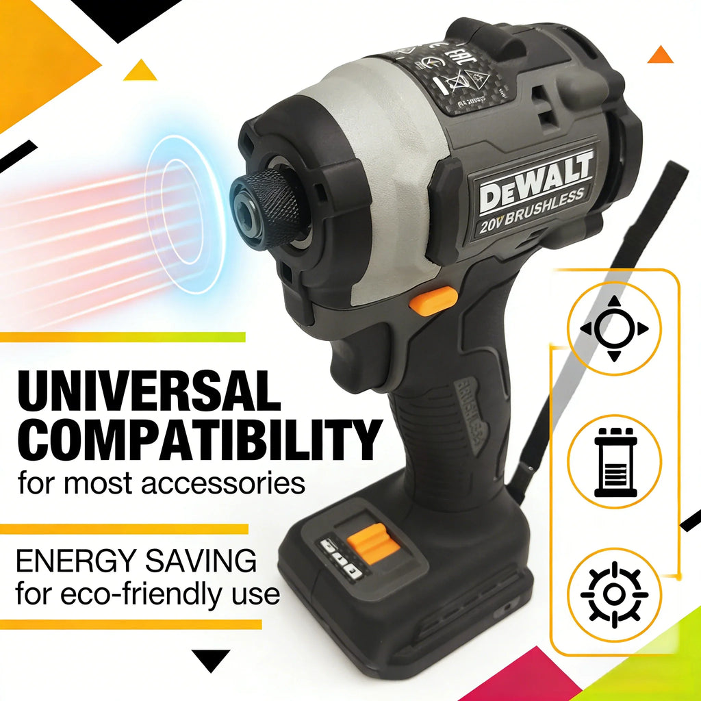 DeWalt DCF85M Brushless Lithium Impact Driver: Multi-Functional Electric Screwdriver & Variable Speed Woodworking Drill
