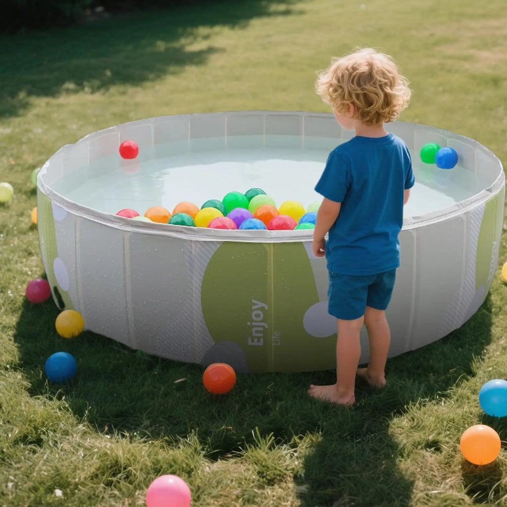 Foldable Dog Pool Folding Pet Pool PVC Foldable Stock Tank Non-Inflatable For Baby Bath Play Outdoor Indoor Camping Park