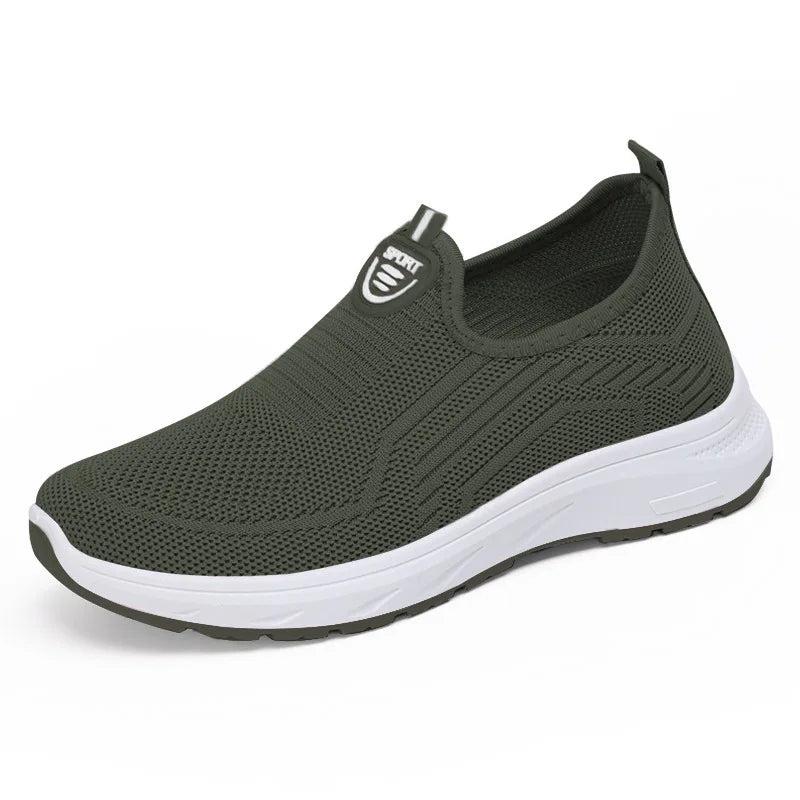 Summer New Mesh Breathable Large Size Casual Shoes for Women Soft Sole Lightweight One Step Single Shoes for Women