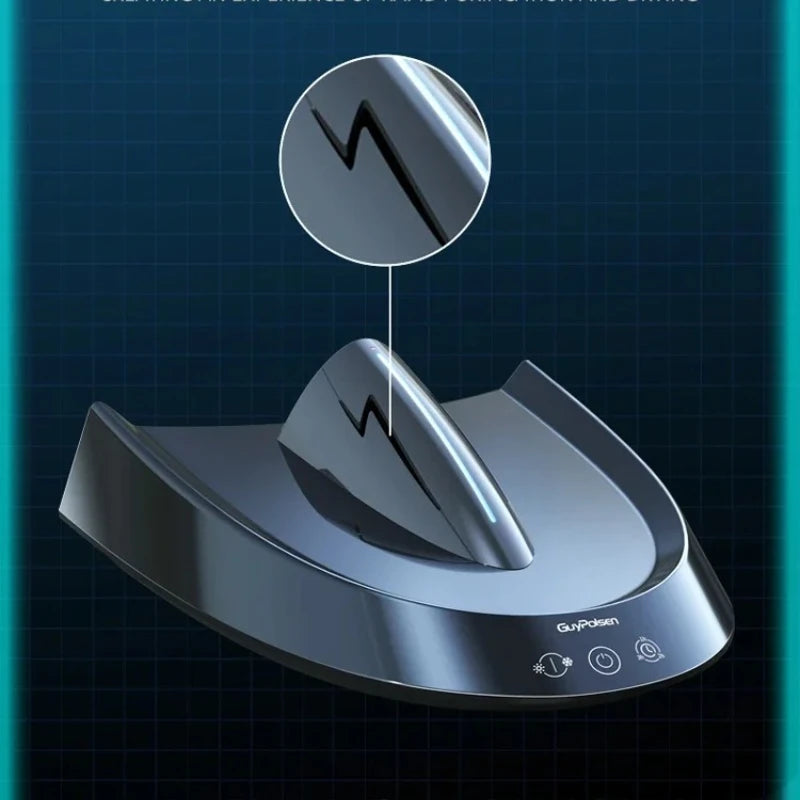 Smart Motorcycle Helmet Dryer Features Sterilization  Dust Removal Functions Temperature Control, and Ambient Lighting