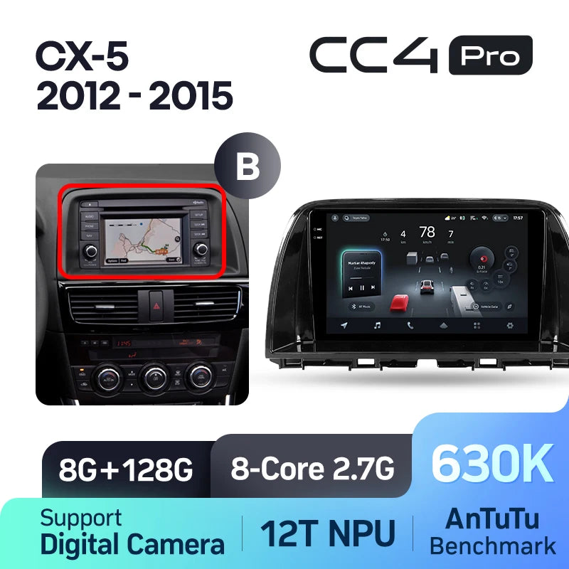 TEYES CC4 PRO For Mazda CX5 CX-5 CX 5 2012-2015 CarPlay Android Auto 2DIN Car Play Radio Multimedia Stereo