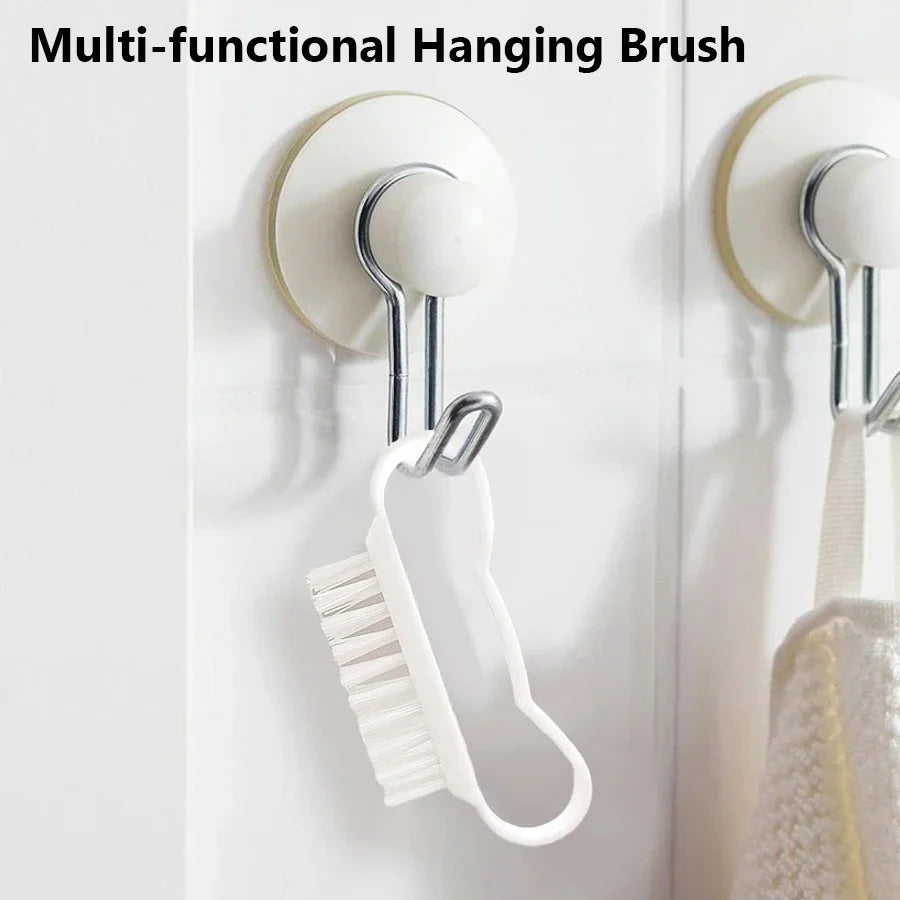 5Pcs Plastic Nail Brushes Hand Scrubbing Cleaning Brush Dust Cleaner Nail Art Manicure Soft Remover Tools