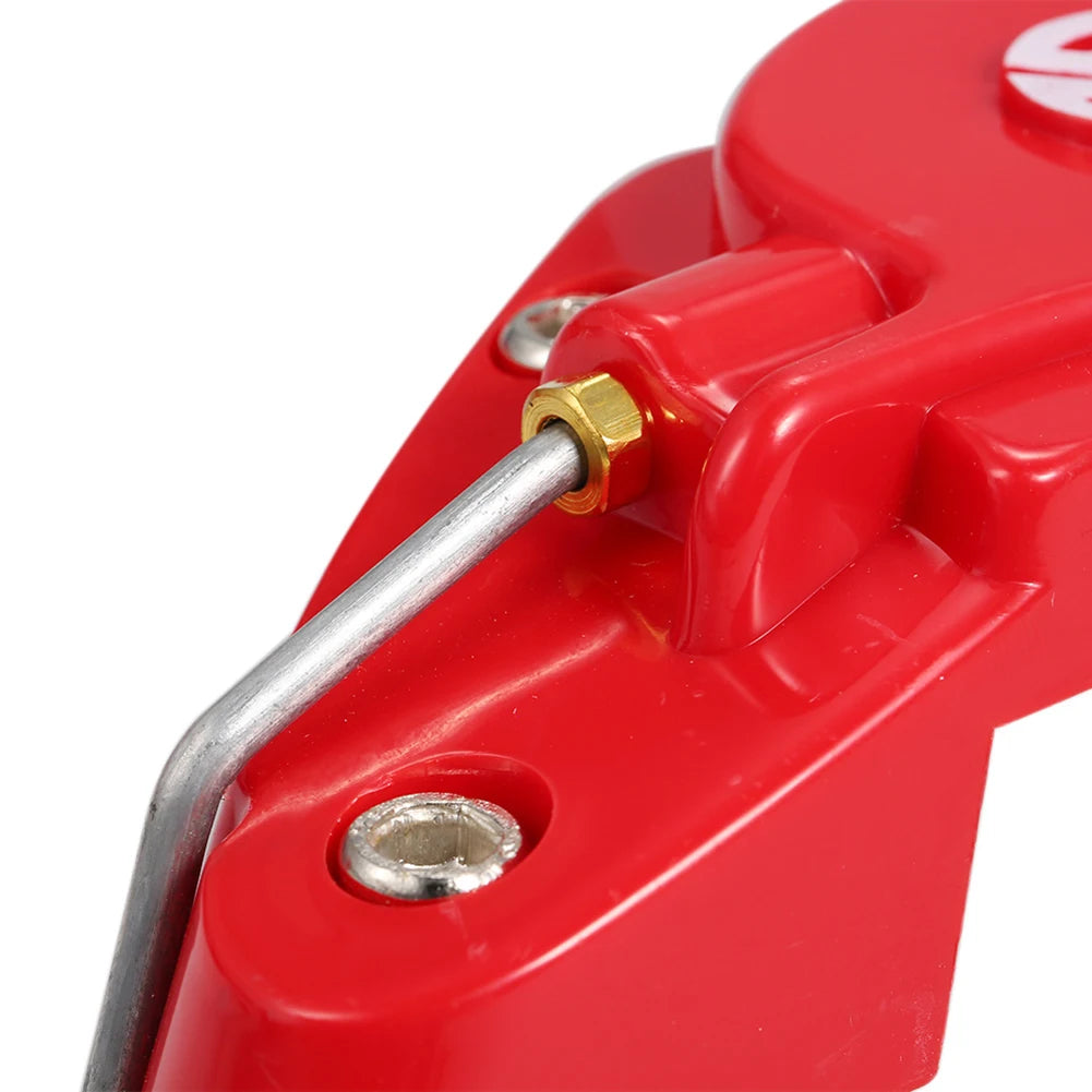 2pcs Car Tire Wheel Hub Disc Brake Caliper Cover Car Disc Brake Caliper Covers Modification for 14-18inch Front Rear Wheel Hub