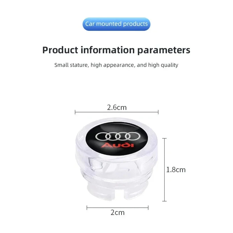 For Audi A1 A2 A3 A4 A5 A6 A7 A8 Q1 Q2 Q3 Q4 Q5 Q6 Q7 Q8 TT RS6 S5 B9 C6 B6 Car Cigarette Lighter Cover DustProof Decoration Cap