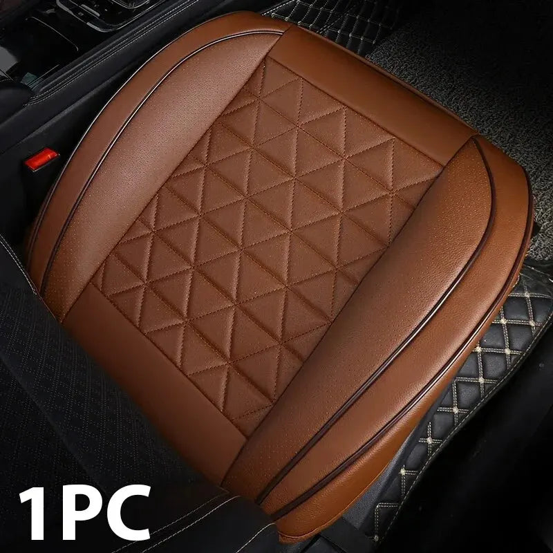 Nouvelle Housse de Siège Avant de Voiture en Cuir PU Coussin de Siège Auto Protection de Siège de Voiture Universelle Tapis de Chaise Auto Accessoires Automobile