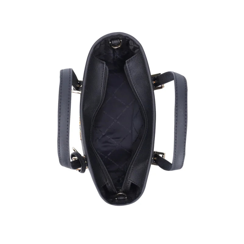 Sac fourre-tout porté main et croisé Michael Kors Ole Jet Set Travel Ultra Small en PVC imprimé avec cuir pour femme