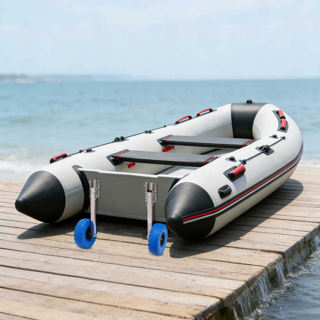 Portable Lightweight Dinghy Cart with 9.84'' Wheels,330lbs Load Capacity,Universal for Fishing Boat,Inflatable Watercraft,SUP