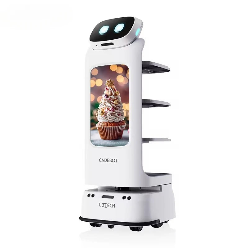AI Humanoid Reception Service Robot Self Driving Hotel Restaurant Robot SLAM VSLAM Navigation Intelligent Customer Service Robot
