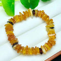 Natural Amber Necklace Healing Crystal Jewelry Vintage Bohemian Style Baltic Amber Choker for Women