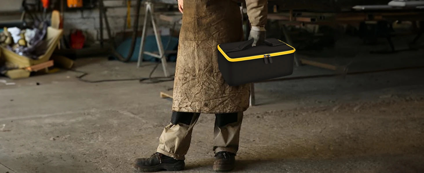 Bag Compatible with DEWALT 20V MAX Cut Off Tool 3 in 1 Brushless (DCS438B), Storage Case Carrying Holder Organizer for Charger,