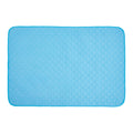 Washable Dog Cooling Mat Ice Silk Pet Self Cooling Pad Blanket for Indoor & Outdoor Car Seats Materials Safe, Easy Carry