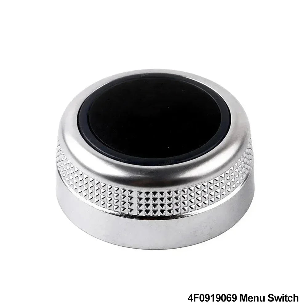 Bouton Rotatif de Volume MMI Multimédia Interrupteur de Réglage de Navigation Menu Principal Couvercle pour Audi A6 C6 S6 Allroad Q7 A8 S8