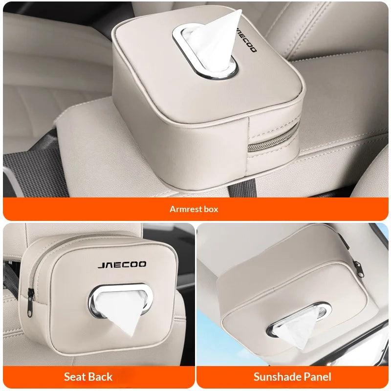 Suitable for JAECOO J5 J6 J7plus jaecoo J8 J7Phev car center console car mounted tissue box hanging bag tissue bag