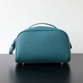Top layer cowhide makeup bag 2025 new design genuine leather women's portable travel toiletries vintage ins fashion storage bag
