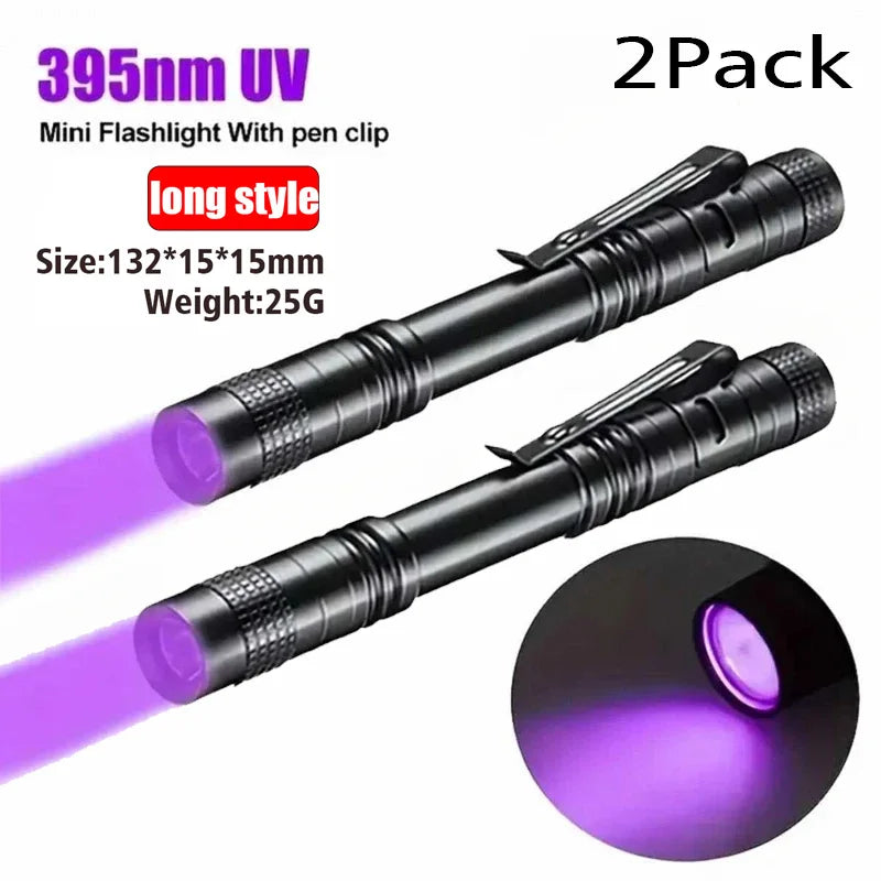 UV Flashlight 395nm Portable Torch