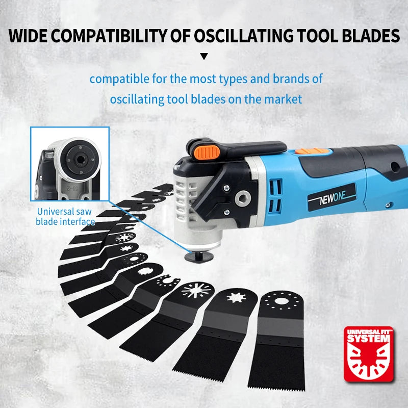 NEWONE 300W/350W/500W Oscillating Tool Multifunction Power Tool Electric Trimmer Renovator saw 3with handle,DIY home improvement