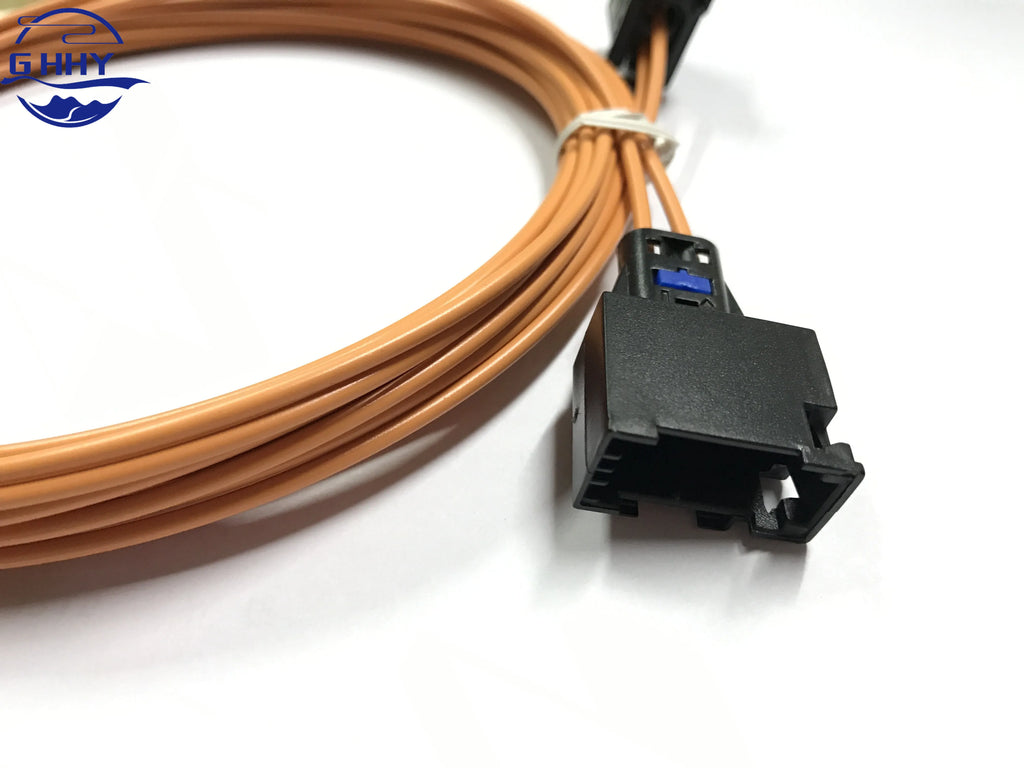 MOST Optical Fiber Cable Connectors Male To Female cable 400CM For BMW Mercedes Audi AMP Bluetooth car GPS fiber cable