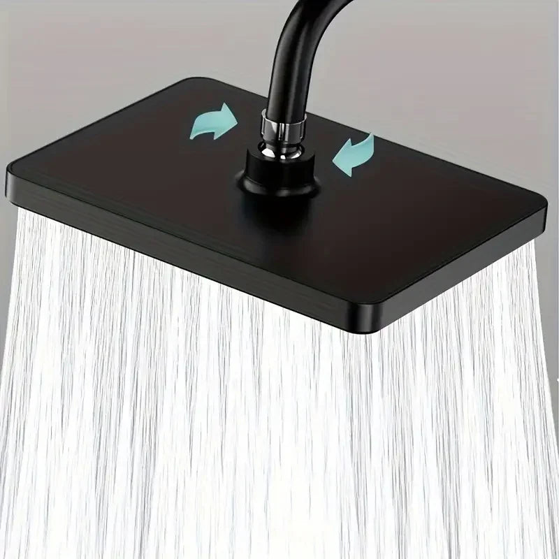 10-inch Overhead Shower Universal Large Shower Head Pressurized Anti-blocking Shower Head Bathroom Hotel Small Waist Shower