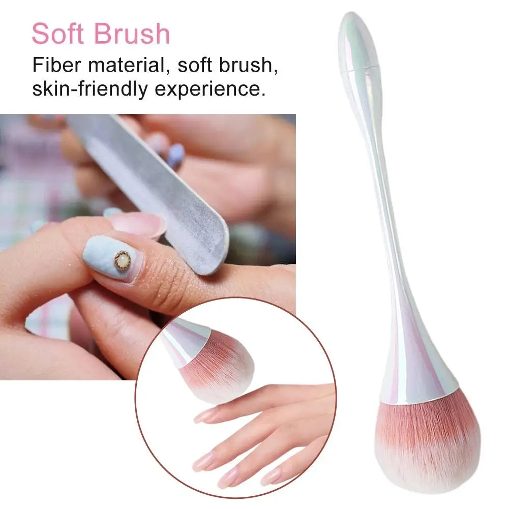 Nail Dust Cleaning Brush Dust Brush Manicure Beauty Brush Blush Powder Brushes Long-Handled Super Fluffy Manicure Tools