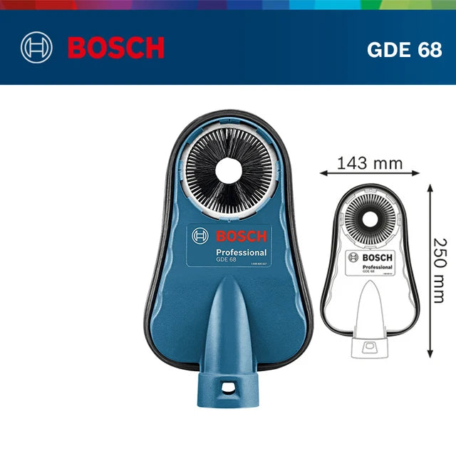 Accessoires pour aspirateur Bosch GDE 68 / GDE 162 pour perceuses visseuses électriques et perforateurs des séries GBH / GSB / GBM