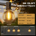 outerdoor G40 String light, 5M/30M/45M,  Christmas String Lights, LED Outdoor Patio Lights String with G40 bulbs