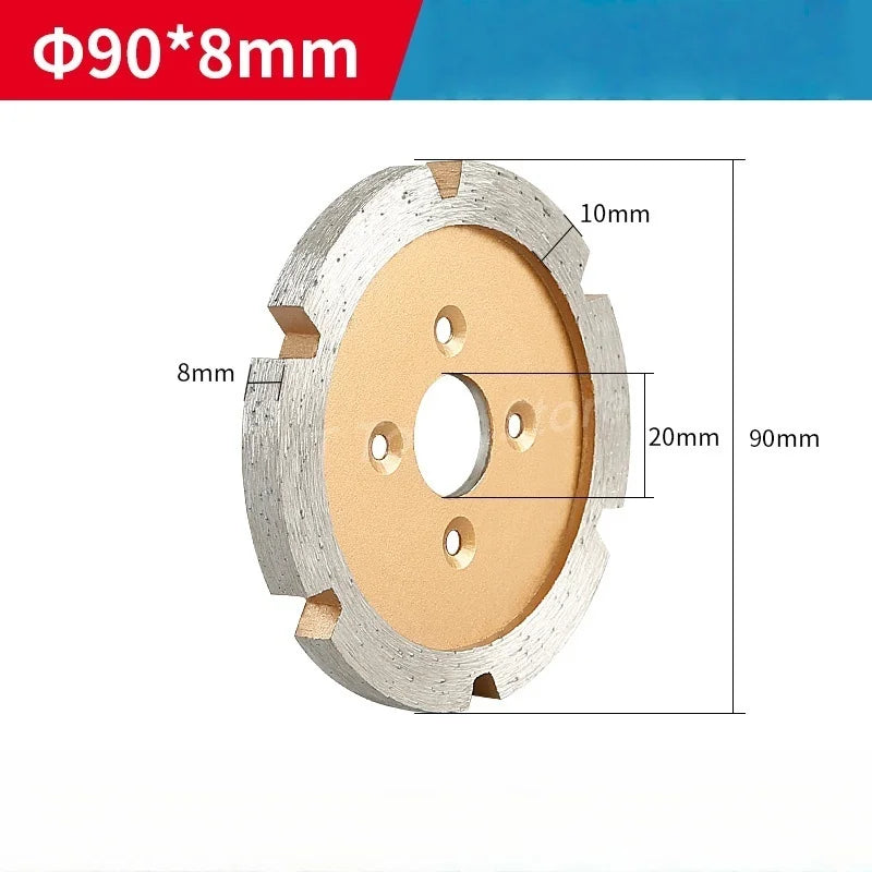 3-15MM Thickeness Diamond Saw Blade 90/110/150/180/200/230MM Carving Blade Stone Wall Slot Concrete Tile Metal Cutting Blade