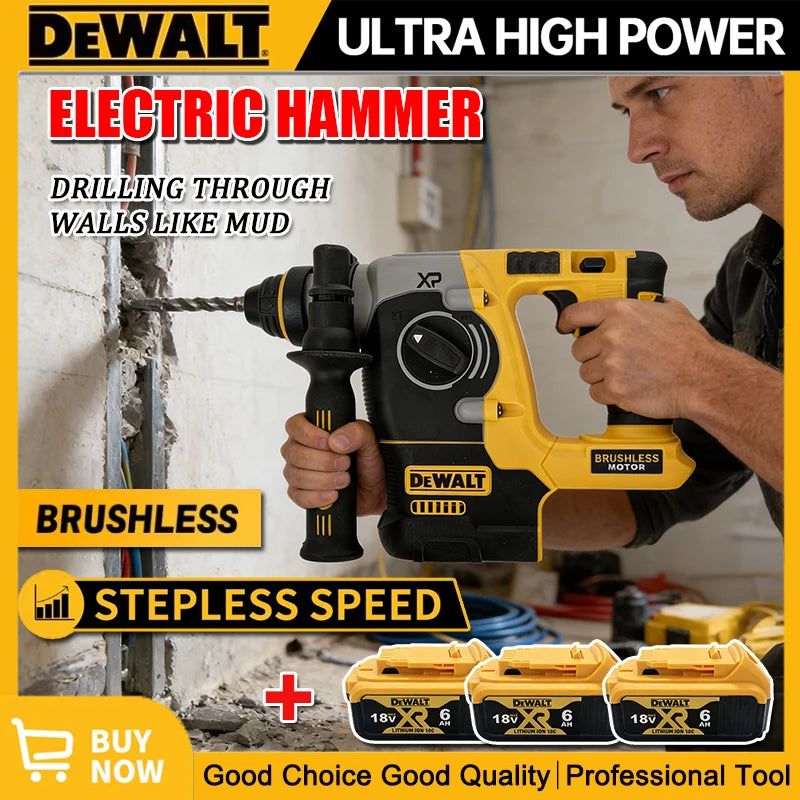 DeWalt Multifunctional Power Tools Cordless Brushless Angle Grinder Cutter Electric Wrench Polisher Air Pump Heat Gun for 18v