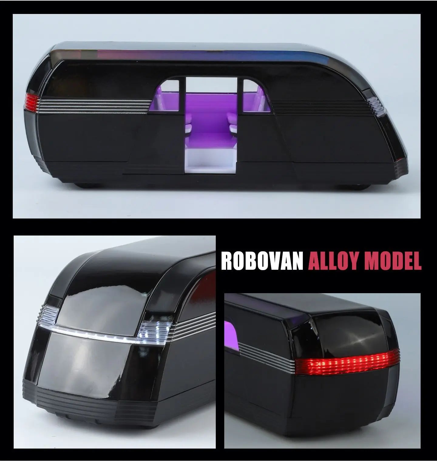NEW 1:24 Robovan VAN Key Control Alloy Car Model Sound and Light Pull Back Car Model Collectibles Birthday Gift