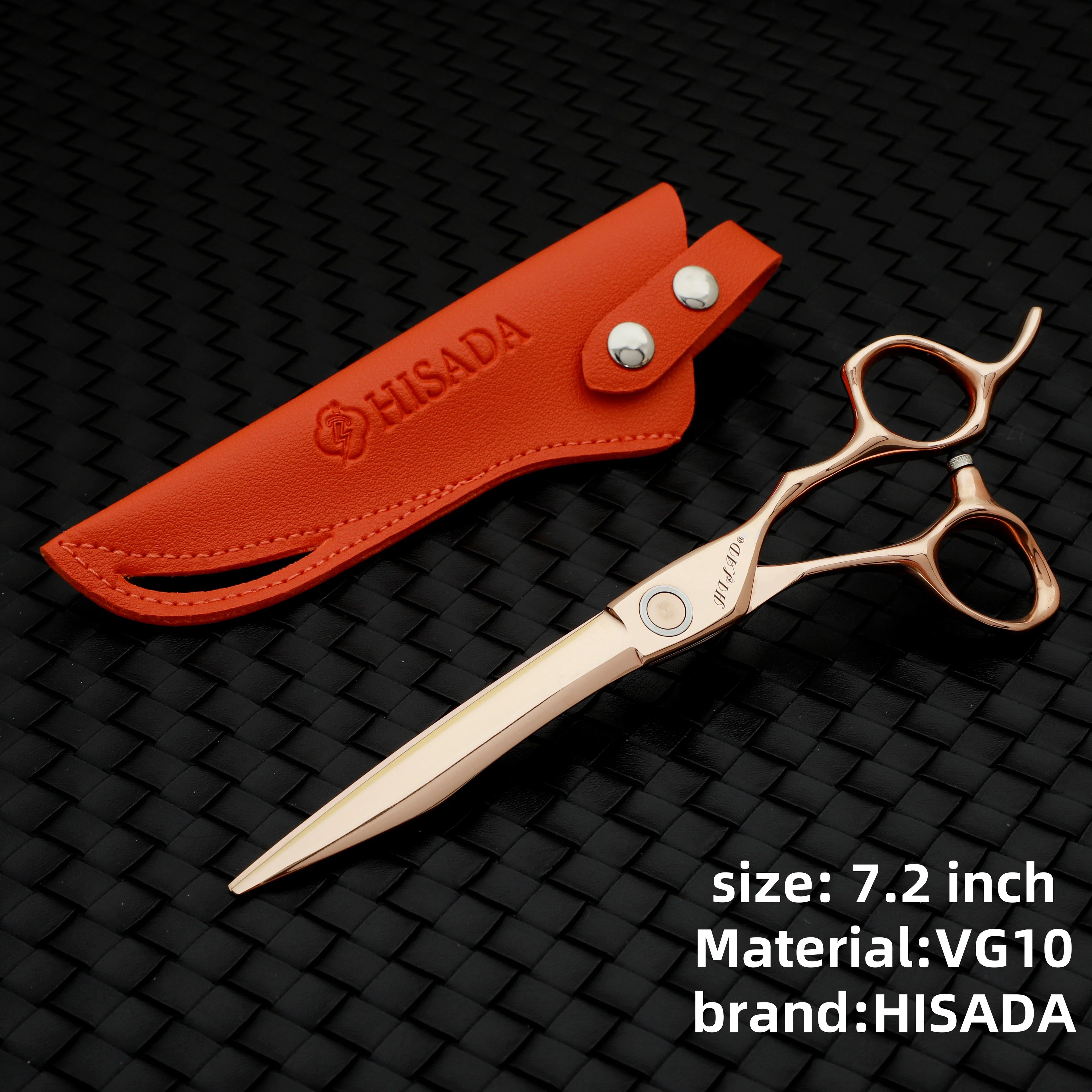 HISADA Hairdressing Scissors Professional Barber Scissors 6.0 Inch Scissors VG10 Material Professional Barber Scissors