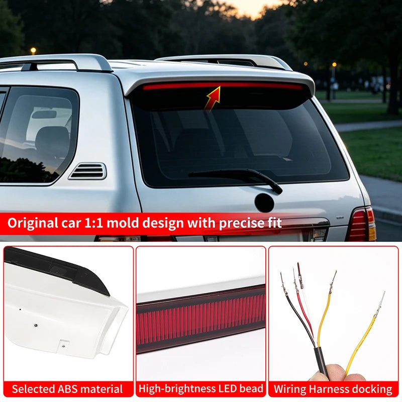 For 1998-2007 Lexus LX470 LX 470 Rear Trunk Spoiler Upgrade Vehicle Exterior Look Car Exterior Tuning Modification Accessories