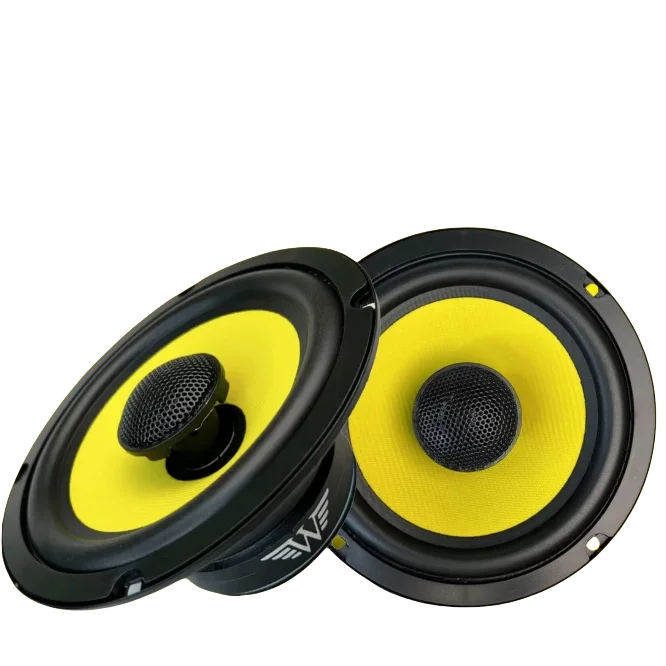 1 Pair of High Quality 6. 5inch Car Coaxial Speakers with Excellent Audio Performance and Full Frequency Response