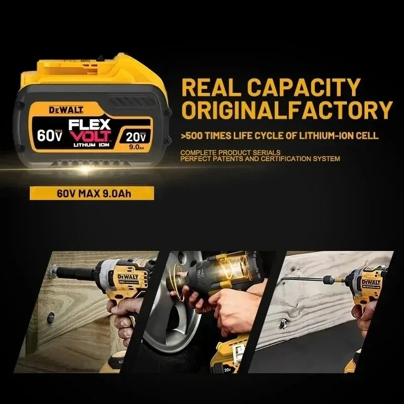 DeWalt DCB200 20V 6.0Ah Battery Replacement For DeWalt 20V Max Tools 6Ah 9Ah Li-ion Power Tool Battery DCB184 DCB181 DCB205