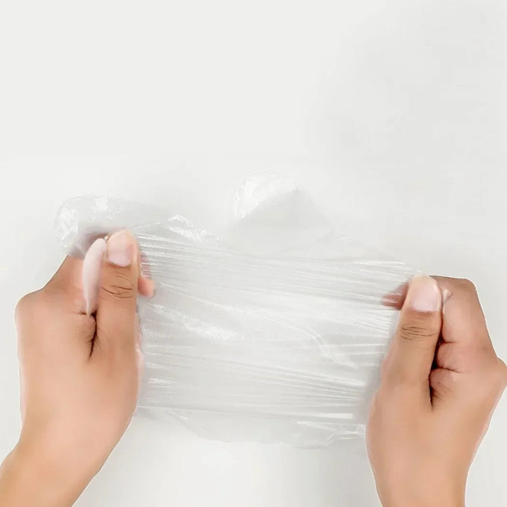 100pcs Disposable Gloves Food Grade Transparent Gloves plastic gloves Food Service Clear Cleaning Kitchen Disposable Home