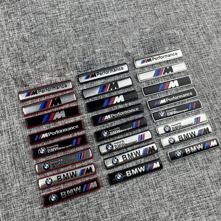Car Styling 3D Sticker Metal Adhesive Emblem Decal Lables For BMW M E46 E90 E60 F30 G20 X1 X2 X3 X4 X5 X6 X7 i3 i4 i5 i7 M2 G30