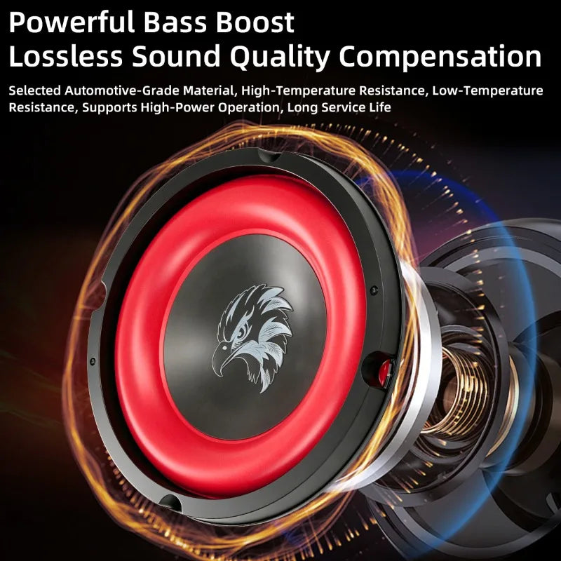 1pcs 6.5 Inch Car Speakers HiFi Subwoofer High Power 1000W High Sensitivity Stereo Mid Bass Music Multimedia Motorhome Car Audio