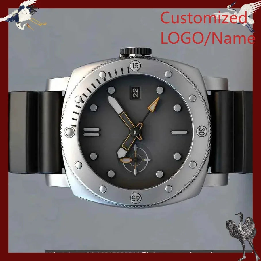 A182 Store Customized Watches 46mm Men's Watch with 904L Automatic Mechanical Movement