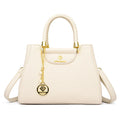 Woven Handle Elegant Handbag for Women High Quality Leather Top-Handle Bags Ladies Shoulder Crossbody Bag Quality Casual Tote