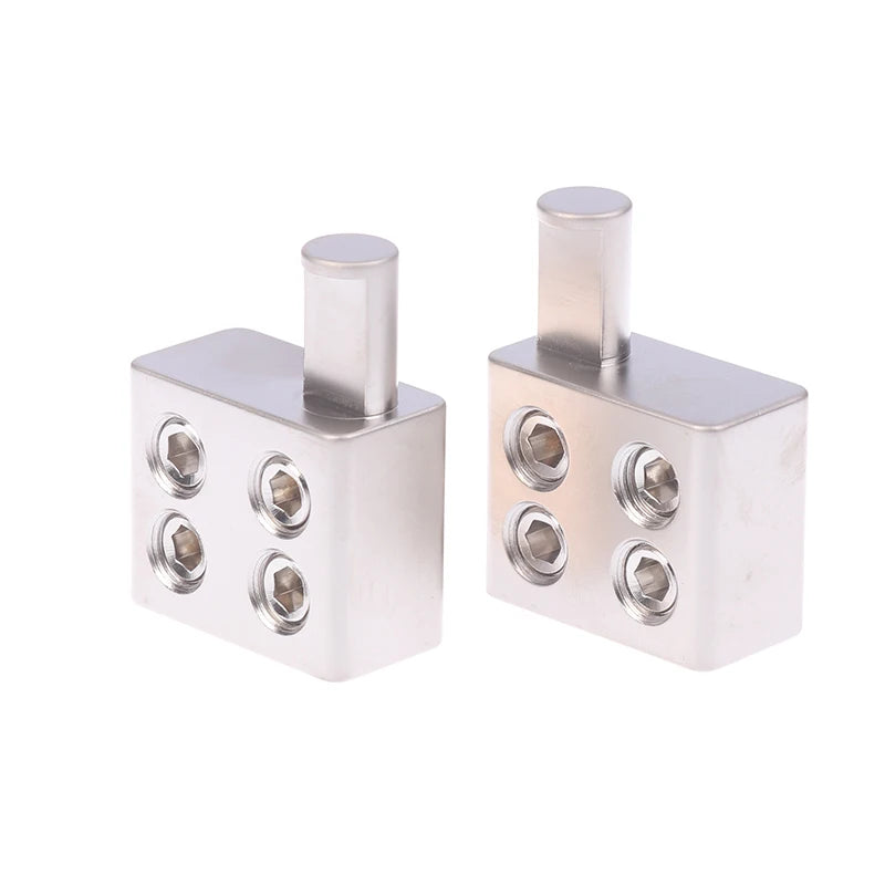 2 pièces séparateur audio de voiture fil d'alimentation terminal amplificateur audio double calibre 1/0 vers réducteurs d'entrée d'ampli calibre 1/0 décharge