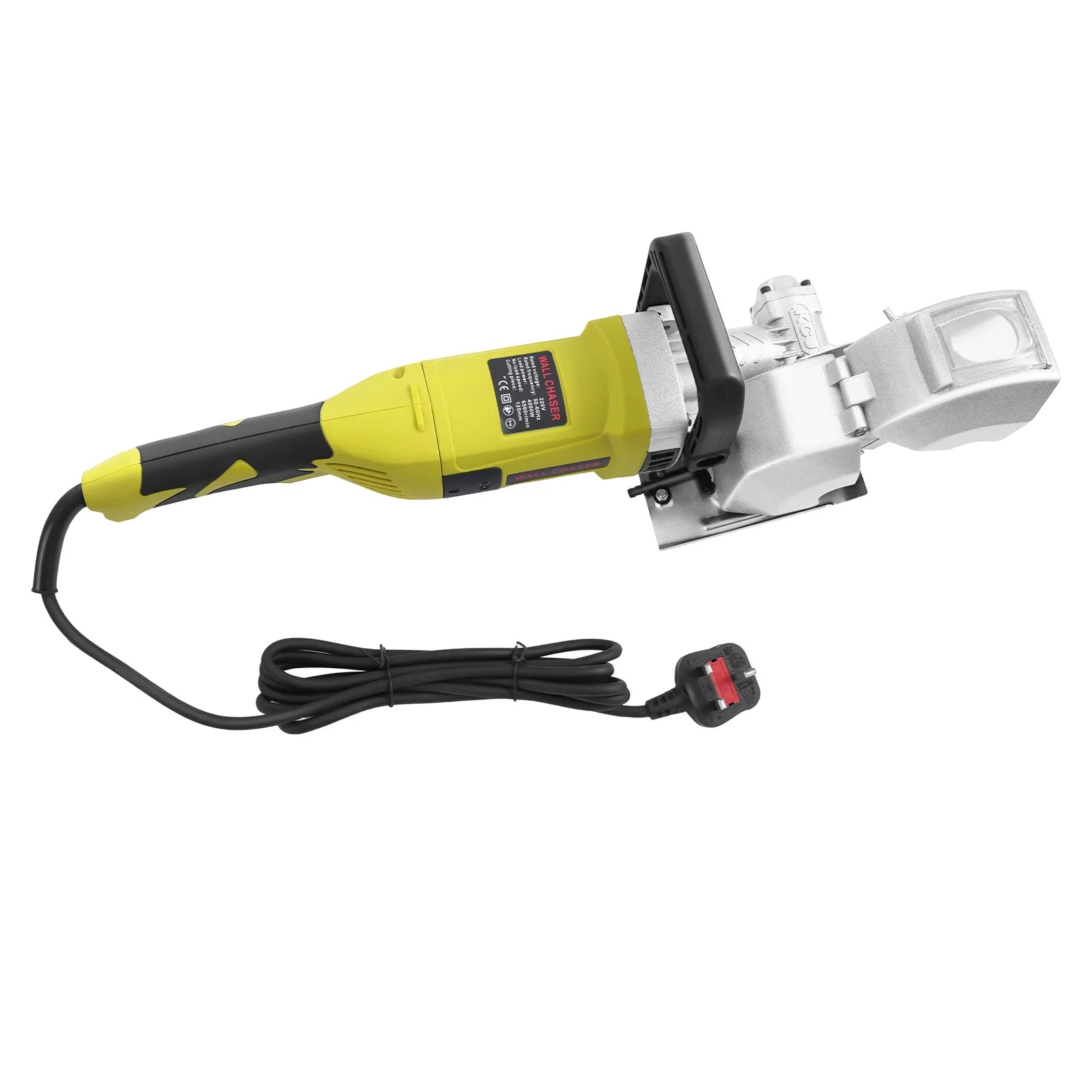 4000W Electric Wall Slotting Machine Circular Saw Concrete Cutter Brick Slot Cutter Groove Cutting Wall Chaser 4.76 IN 220V