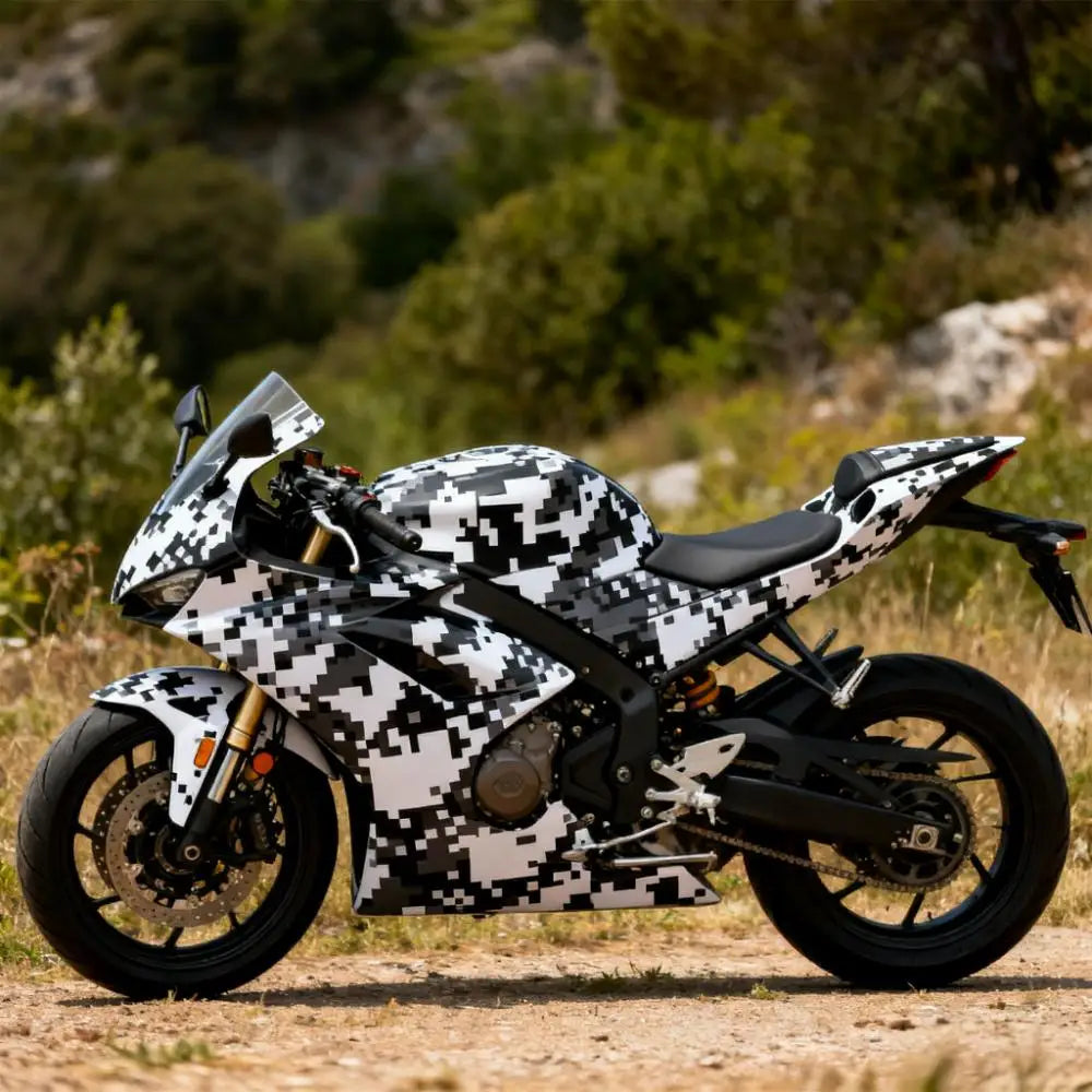Stealth Camouflage Vinyl Wrap Film Pixel Camo Pattern Motorcycle Wrapping Sheet DIY Sticker for Car Computer Bicycle Console