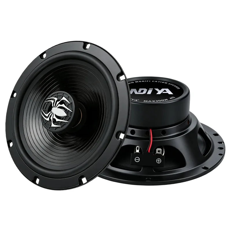 2pcs 6.5 Inch Car Coaxial Speaker 300W High Sensitivity Universal Car Audio Subwoofer Speakers For Car & Home Theater System Upg